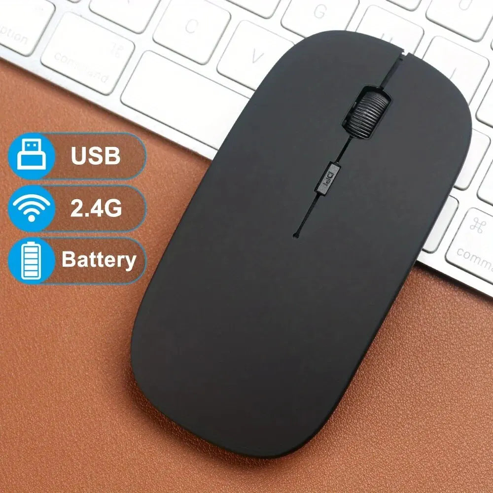 Souris Gamer Sans Fil RGB – Ergonomique & Silencieuse – Compatible PC & Ordinateur Portable