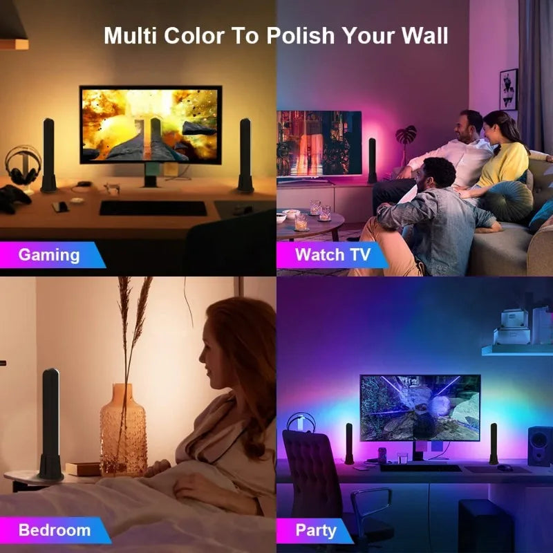 Lampe LED RGB Ambiance Gaming – 16 Couleurs & Télécommande