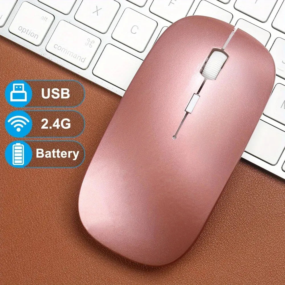 Souris Gamer Sans Fil RGB – Ergonomique & Silencieuse – Compatible PC & Ordinateur Portable