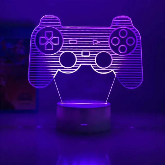 Lampe LED 3D Gaming RGB – Ambiance Gamer Ultime