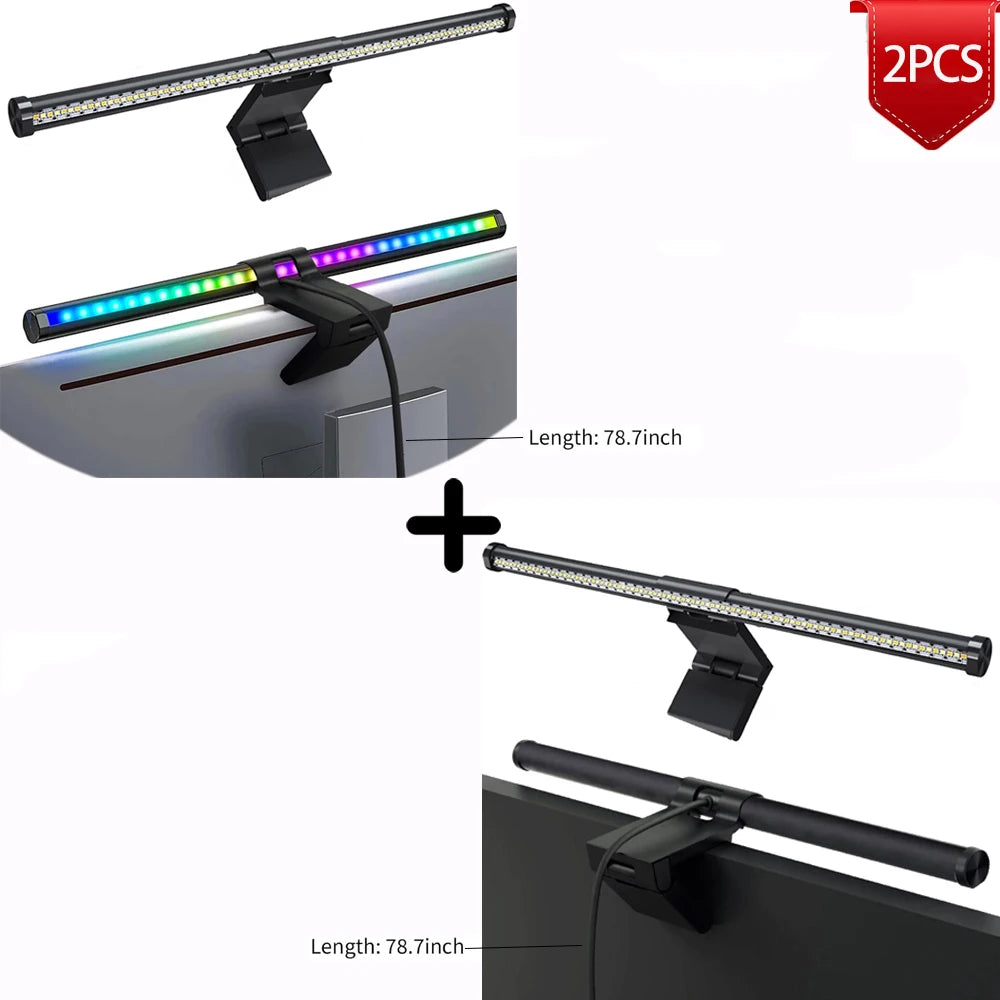 🖥️ Barre Lumineuse LED RGB pour Écran – Ambiance Gaming & Travail