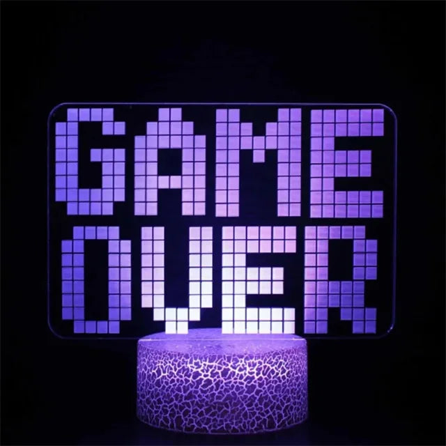 Lampe LED 3D Gaming RGB – Ambiance Gamer Ultime