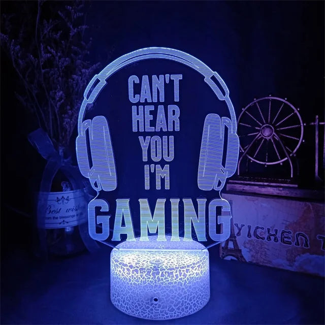 Lampe LED 3D Gaming RGB – Ambiance Gamer Ultime