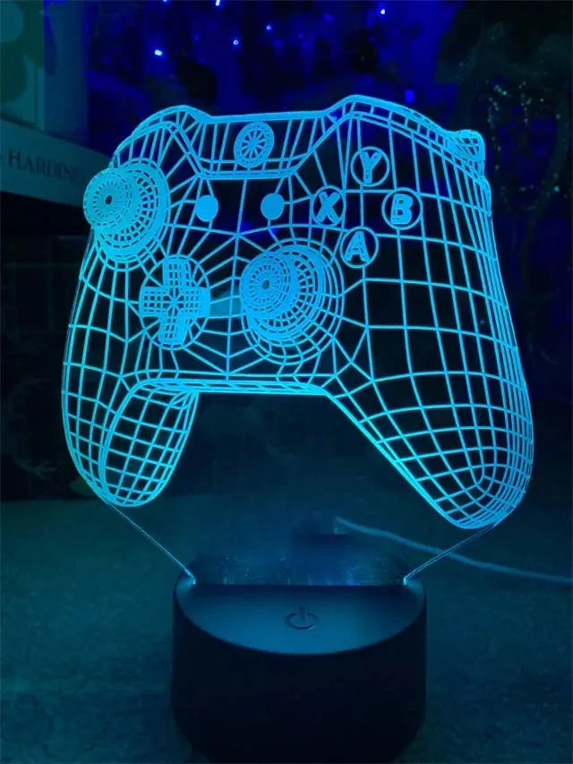Lampe LED 3D Gaming RGB – Ambiance Gamer Ultime