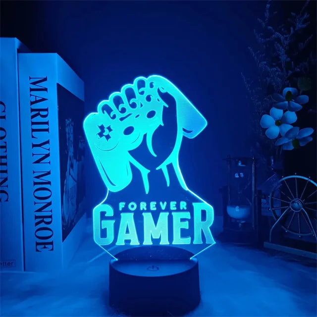 Lampe LED 3D Gaming RGB – Ambiance Gamer Ultime