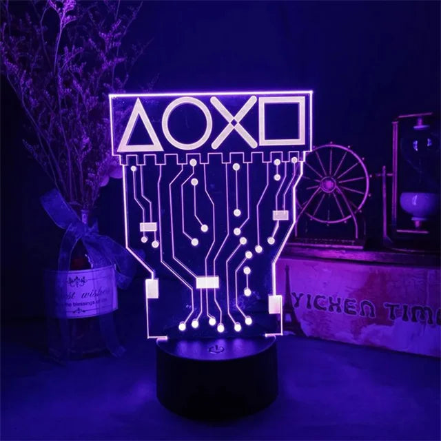 Lampe LED 3D Gaming RGB – Ambiance Gamer Ultime
