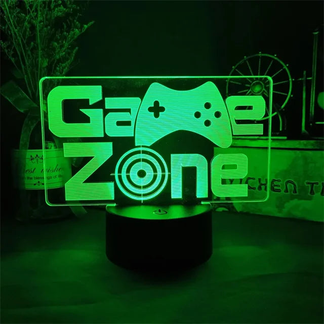 Lampe LED 3D Gaming RGB – Ambiance Gamer Ultime