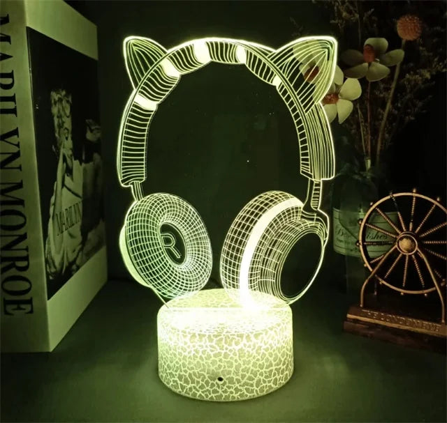 Lampe LED 3D Gaming RGB – Ambiance Gamer Ultime