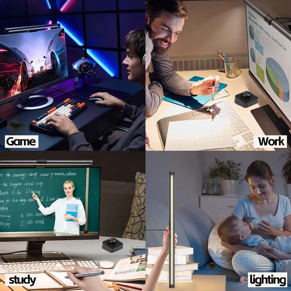 🖥️ Barre Lumineuse LED RGB pour Écran – Ambiance Gaming & Travail