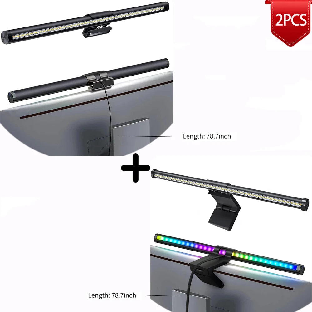 🖥️ Barre Lumineuse LED RGB pour Écran – Ambiance Gaming & Travail