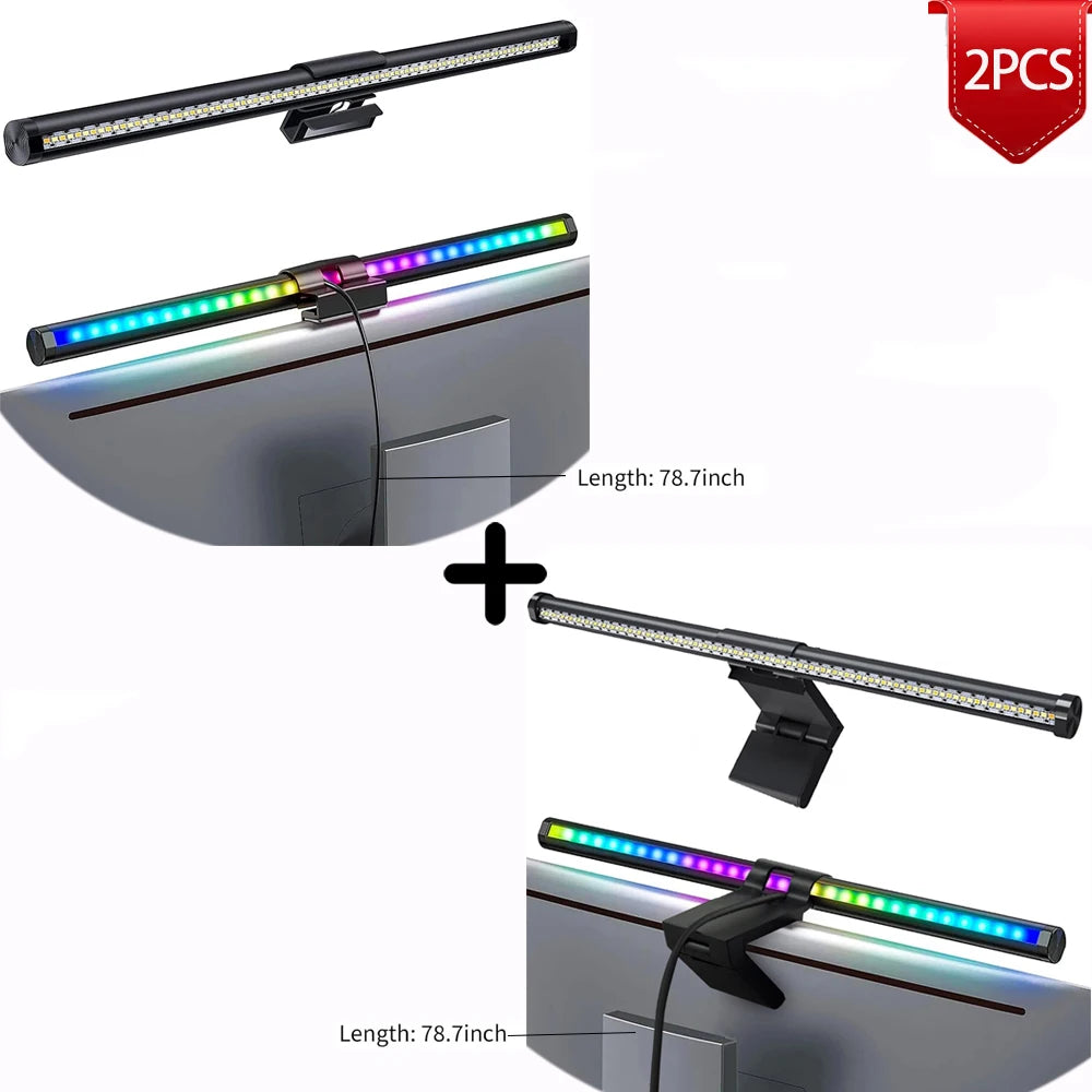 🖥️ Barre Lumineuse LED RGB pour Écran – Ambiance Gaming & Travail