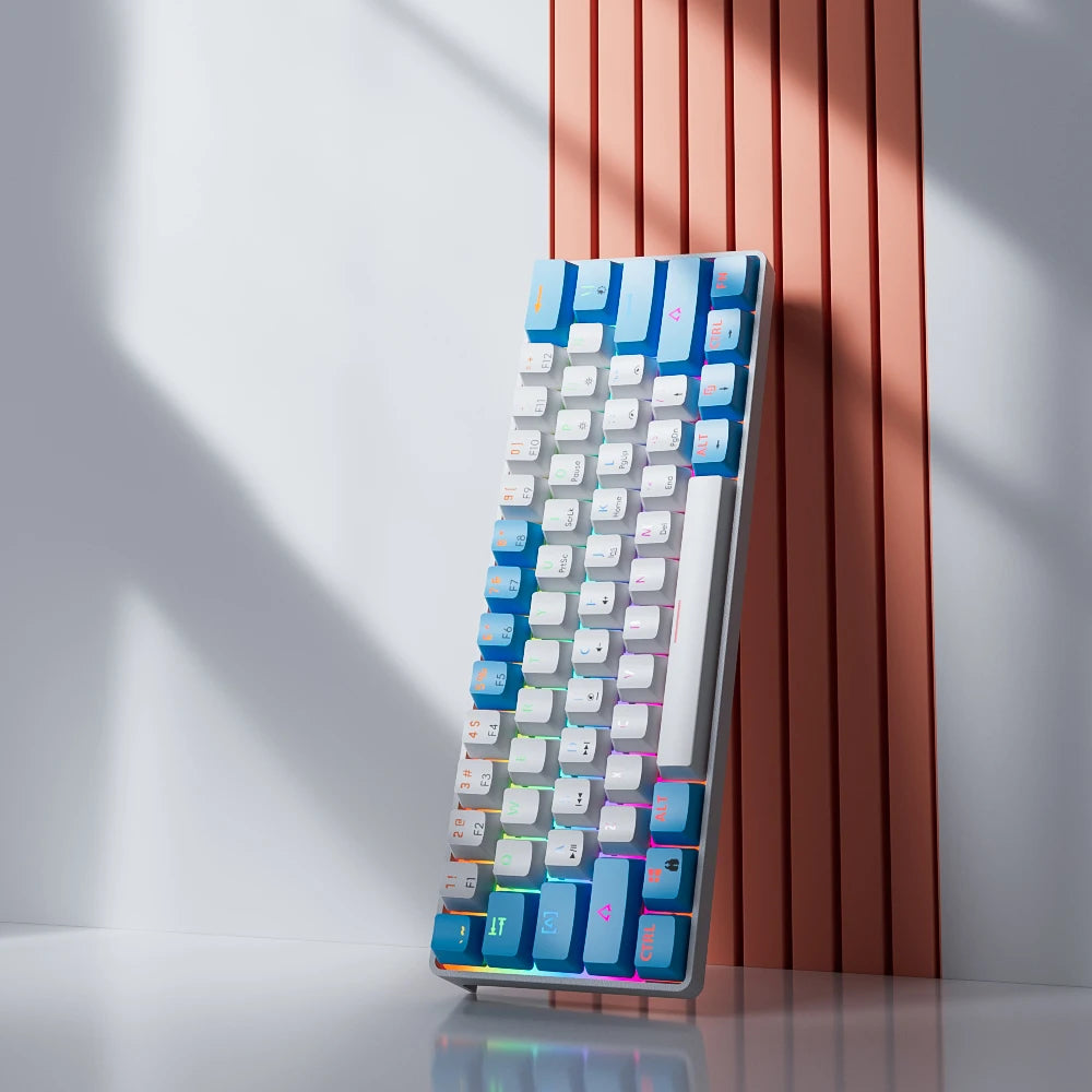 Clavier Mécanique Gaming 60% – MUCAI MK61 – Switch Rouge, Hot-Swap, RGB Personnalisable, USB-C Détachable