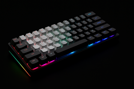 Clavier Mécanique Gaming 60% – MUCAI MK61 – Switch Rouge, Hot-Swap, RGB Personnalisable, USB-C Détachable